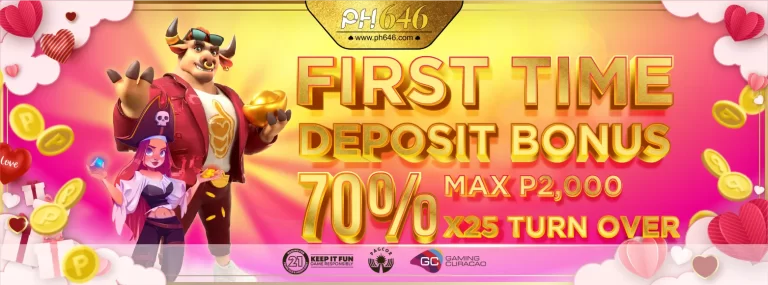 first time deposit bonus 