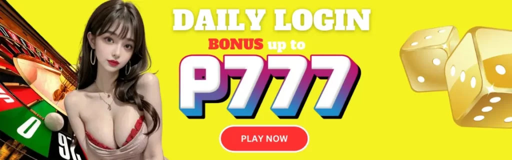 daily login bonus up to P777 @ A8jl!