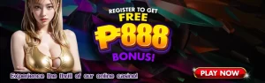 register to get P888 bonus at 888bet!