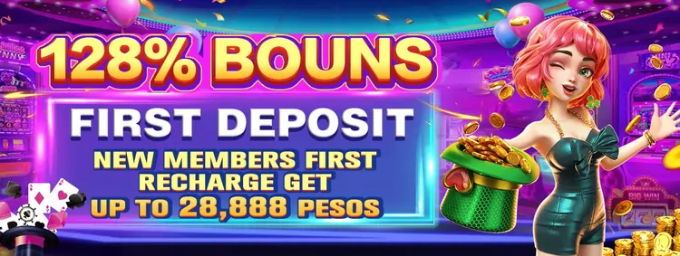 128% bonus for first deposit- new mwember fist recharge get up to P28,888 pesos!