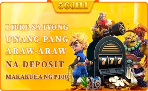 free P100 on first deposit-play now at 5gjili ph!